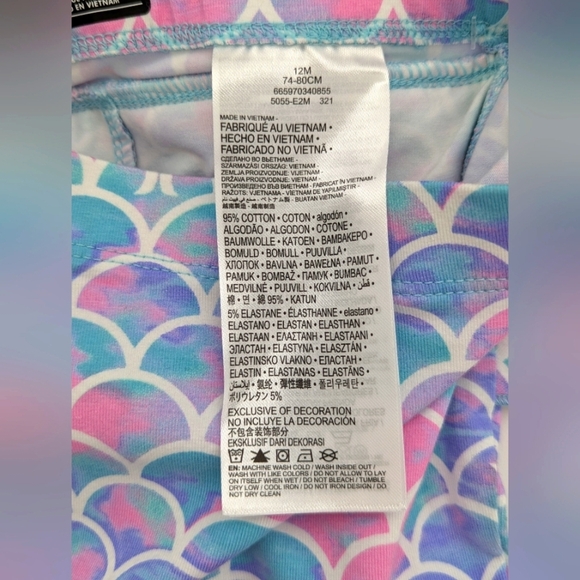 Hurley Baby Girl (Size 12 Months) Leggings/Sweatpants With Ruffles On The Back - Picture 6 of 13